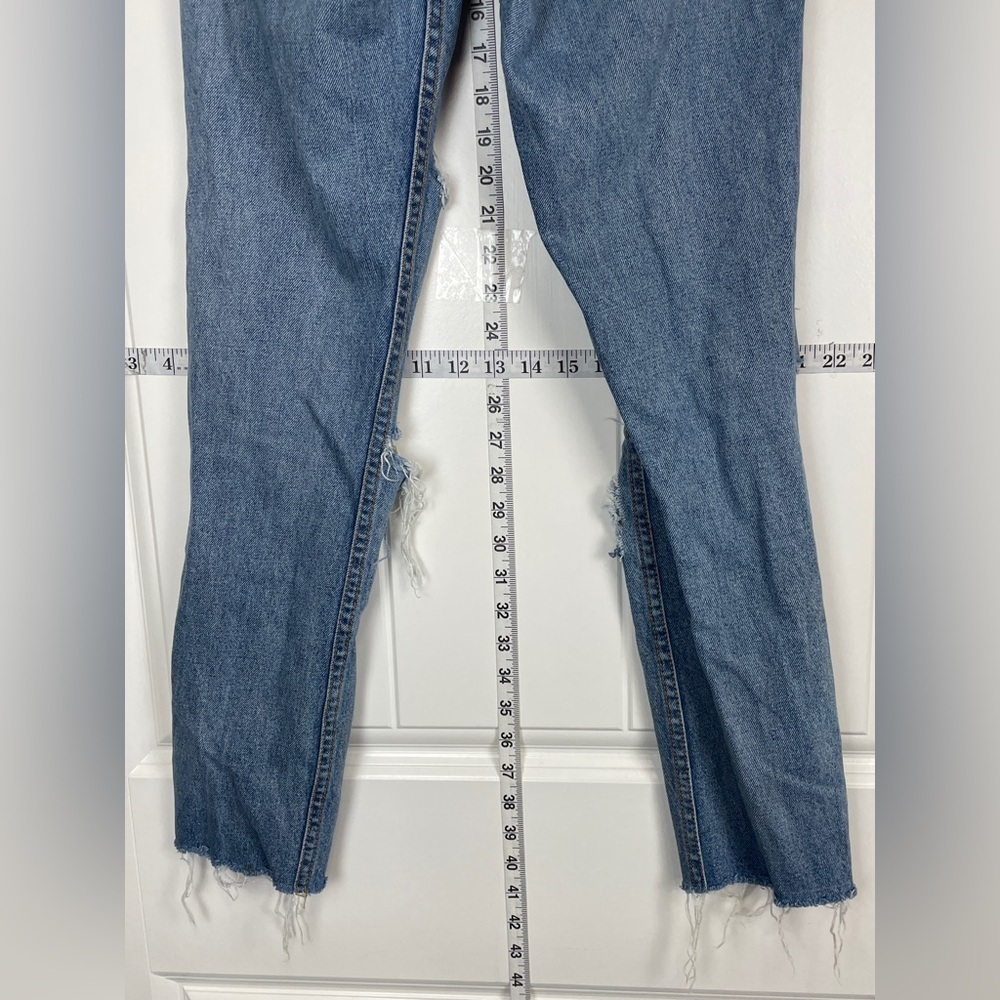 GRLFRND Karolina Distressed High-Rise Skinny Jean in A Little More Love - Picture 9 of 15
